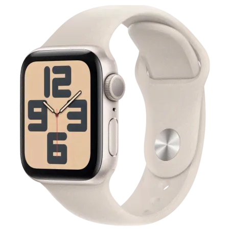 Apple Watch SE 2 40mm Starlight Aluminum Case with Starlight Sport Band-0