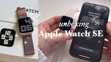 Apple Watch SE unboxing⌚️ Starlight | Sport Band | Accessories & Customization ✨