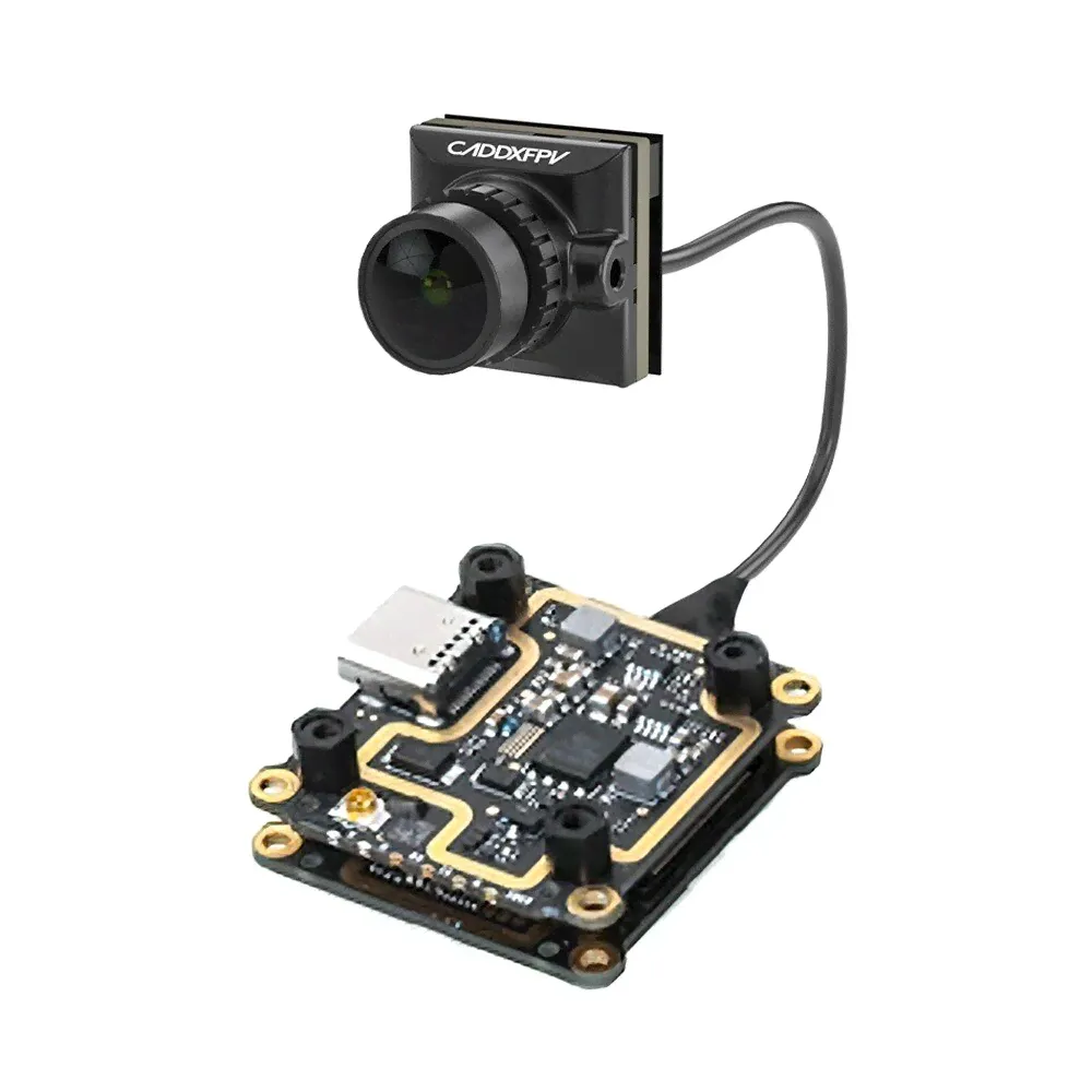 Naked Caddx Polar Nano Digital HD VTX Air Unit Kit Starlight Camera Polar Nano Vista Cam+VTX for 8cm Black DJI Air Unit