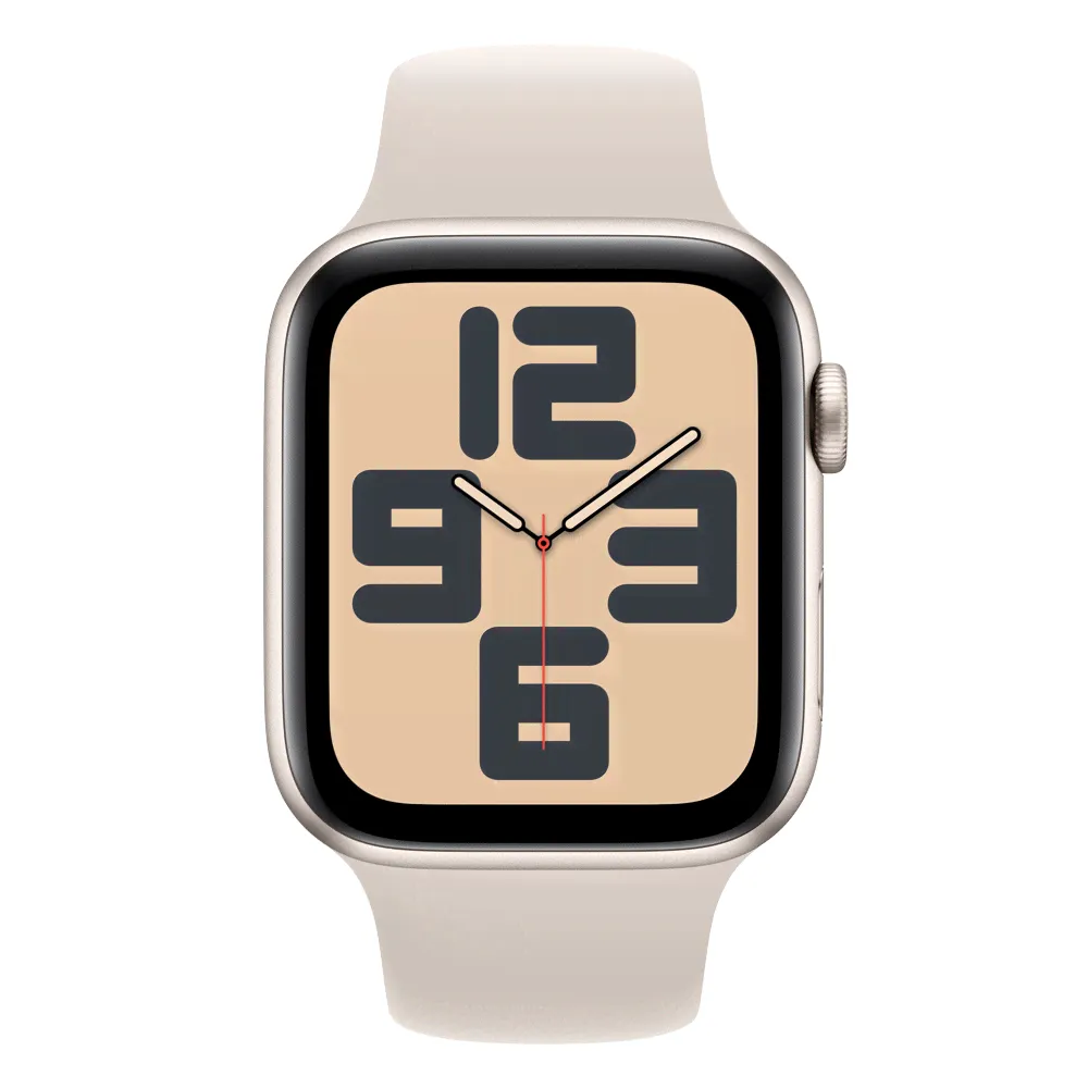 Apple Watch SE (2023) 44mm, Starlight/Starlight Sport Band-3