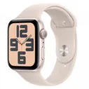 Apple Watch SE (2023) 40mm Starlight Aluminium Case with Sport Band (Starlight)