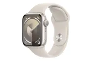 Apple Watch S9, 45mm Starlight + ремешок Sport Band Сияющая звезда