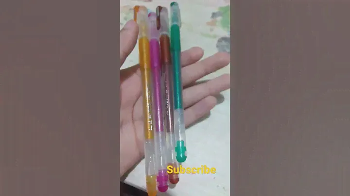 glitter pens