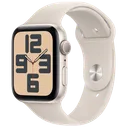 Apple Watch SE 2 44mm Starlight Aluminum Case with Starlight Sport Band