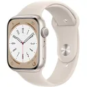 Apple Watch Sport Series 8 45mm Starlight Aluminum Case with Starlight Sport Band