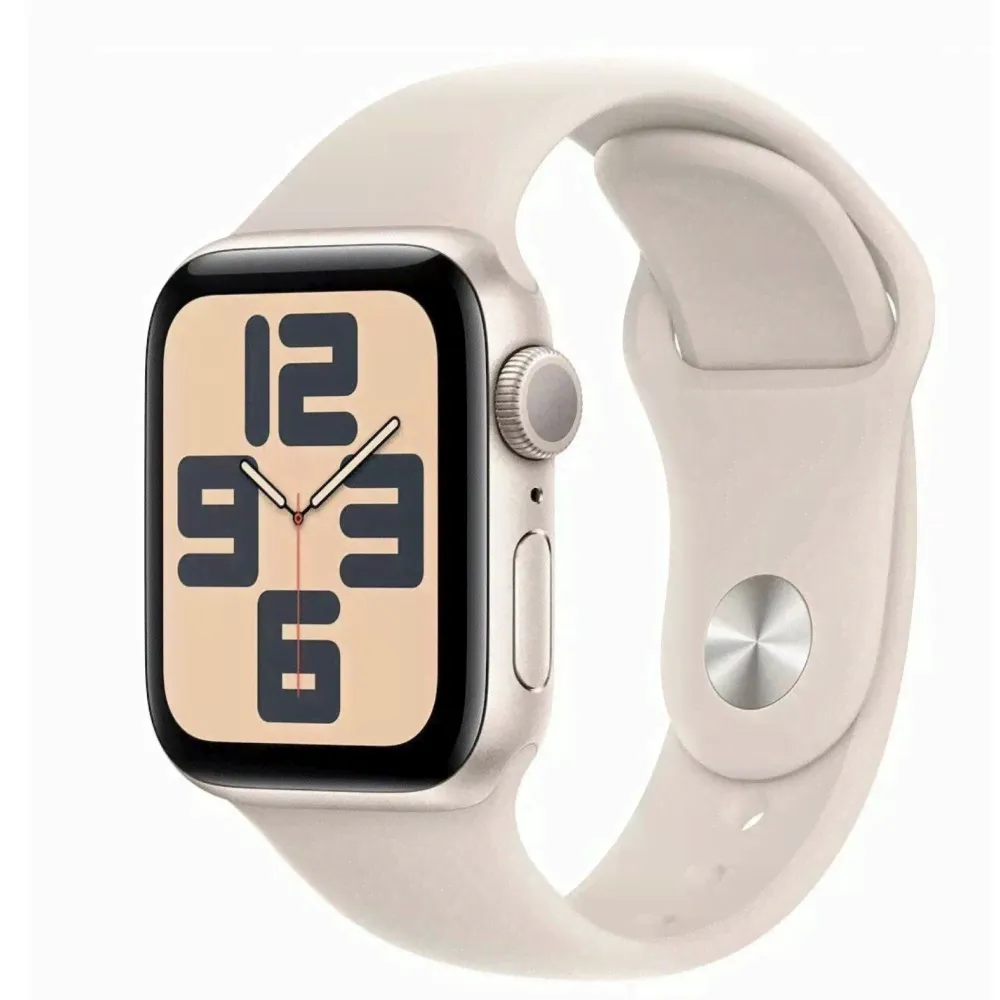Apple Watch SE 2023 GPS 40mm Starlight Aluminum Case with Sport Band Starlight MR9U3-0