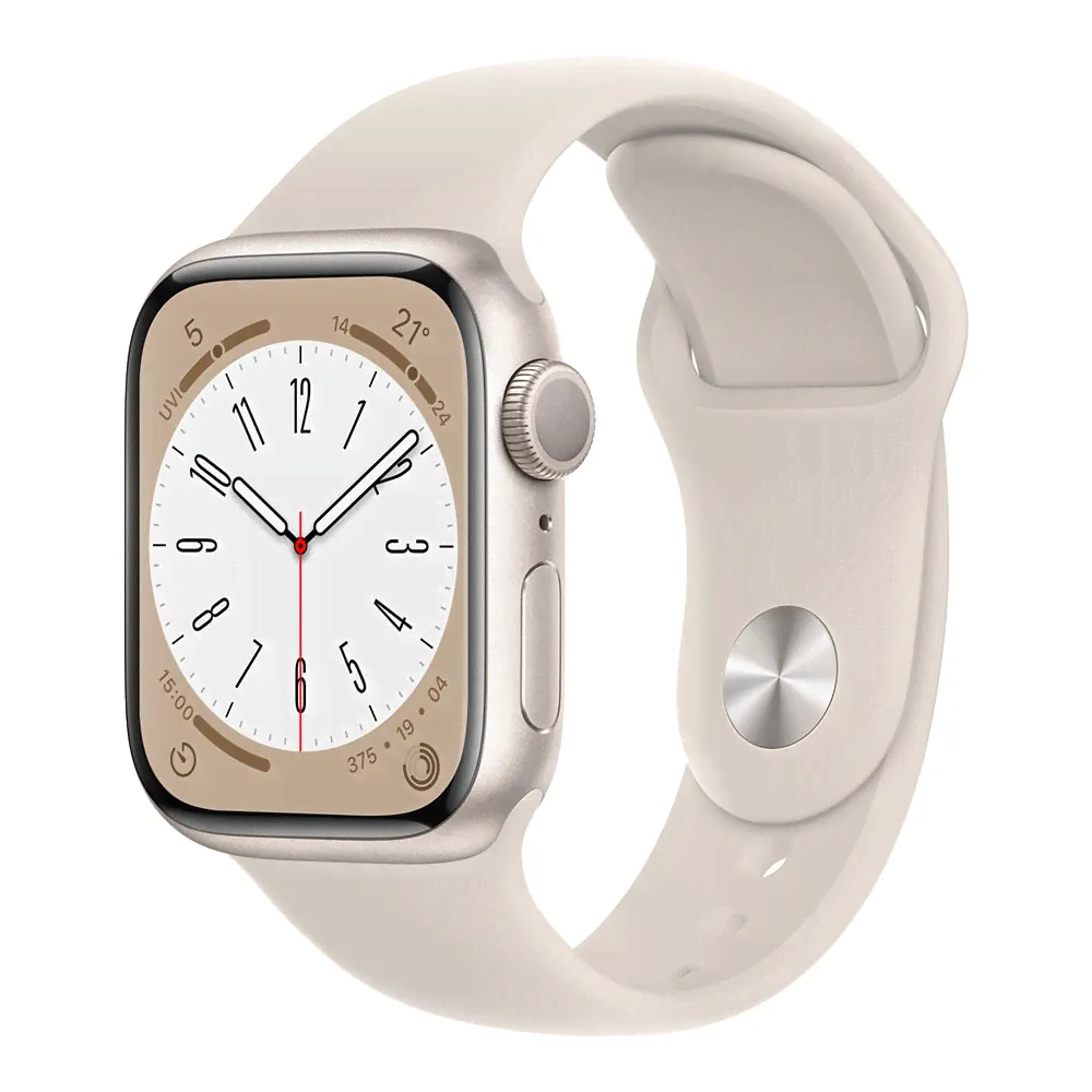 Apple Watch Series 8 GPS, 45mm, Sport Band, Starlight-0