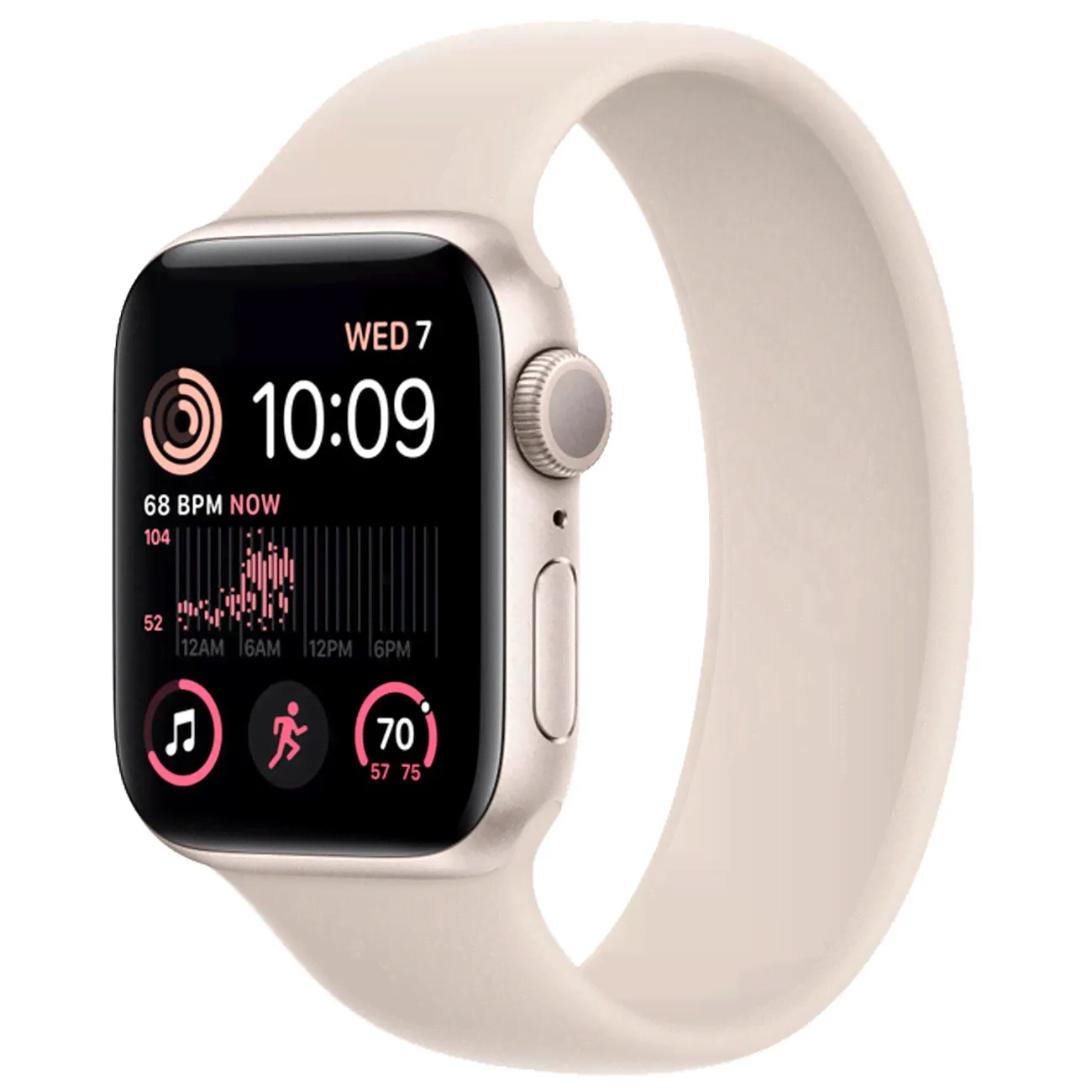Apple SE GPS 40mm Starlight Aluminium (MNJP3)-0
