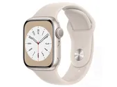 Умные часы Apple Watch Series 8 41 мм Aluminium Case, Starlight/Starlight Sport Band S/M
