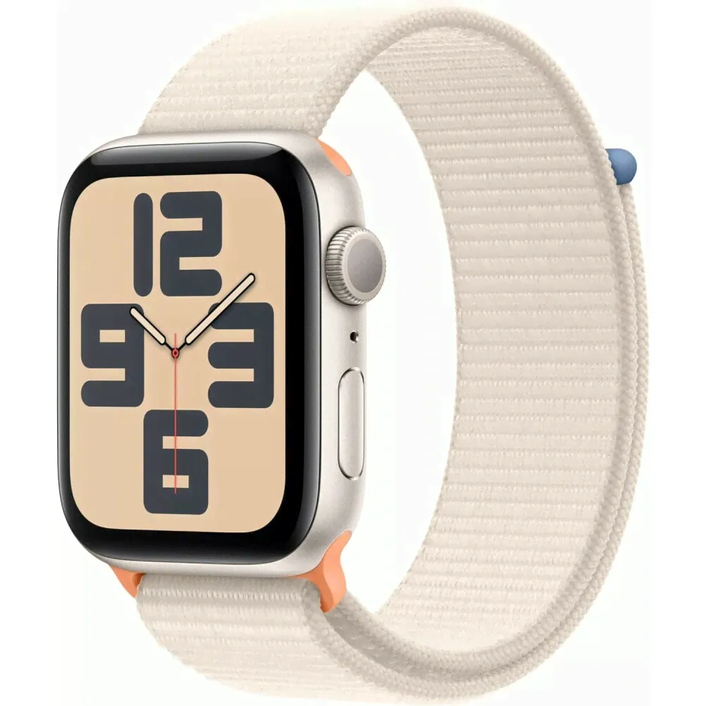 Apple Watch SE 2023 GPS 44mm Starlight Aluminium Sport Loop-0